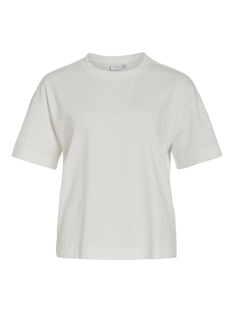 VIMonie O-Neck S/S Top Snow White