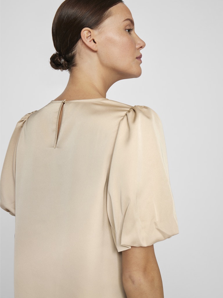 VIEllette 2/4 Satin Puff Top Cement