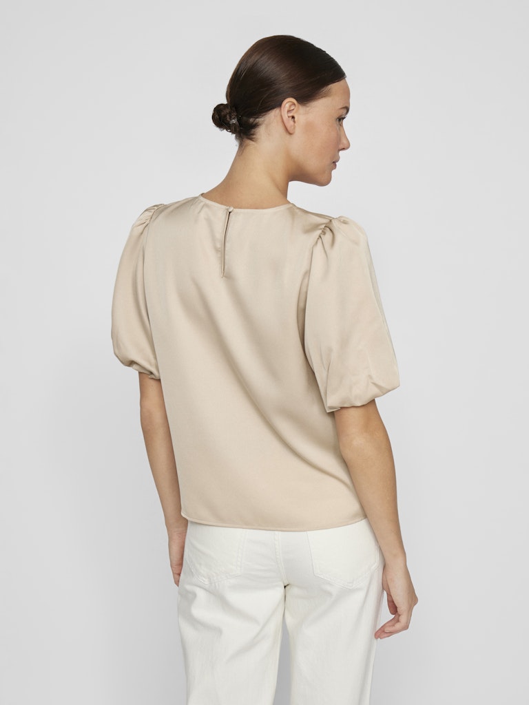 VIEllette 2/4 Satin Puff Top Cement
