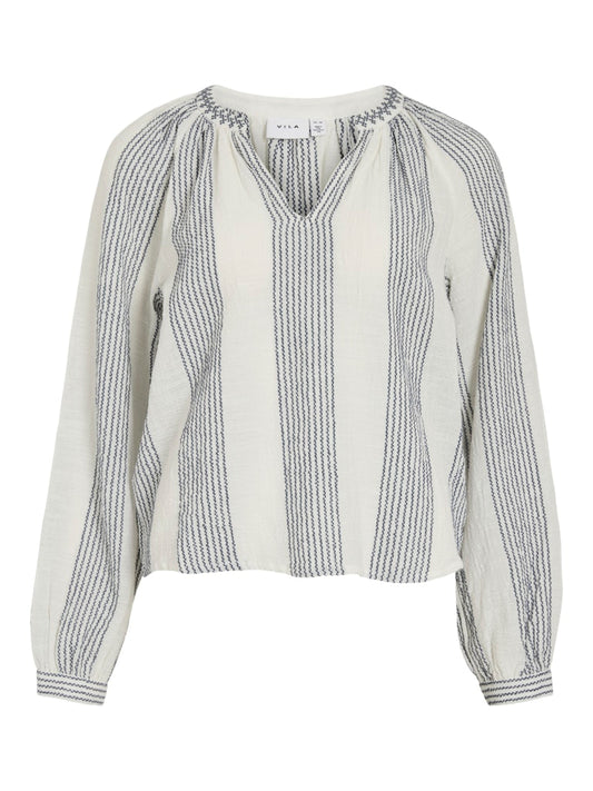 VIZoffe LS V-Neck Top Birch