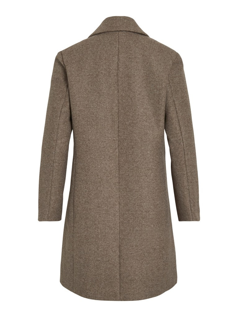 VIClaudia Button Coat Falcon