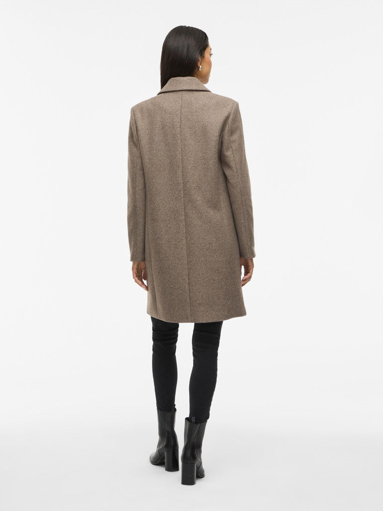 VIClaudia Button Coat Falcon