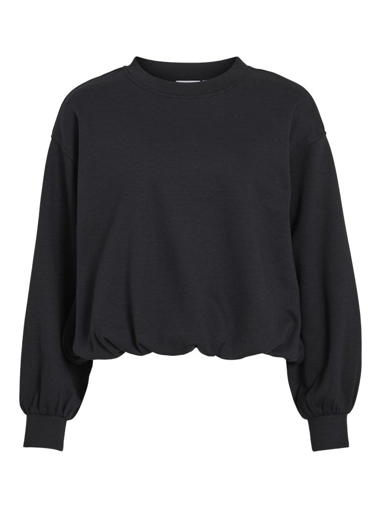 VIElesta Balloon O-Neck L/S Top Black