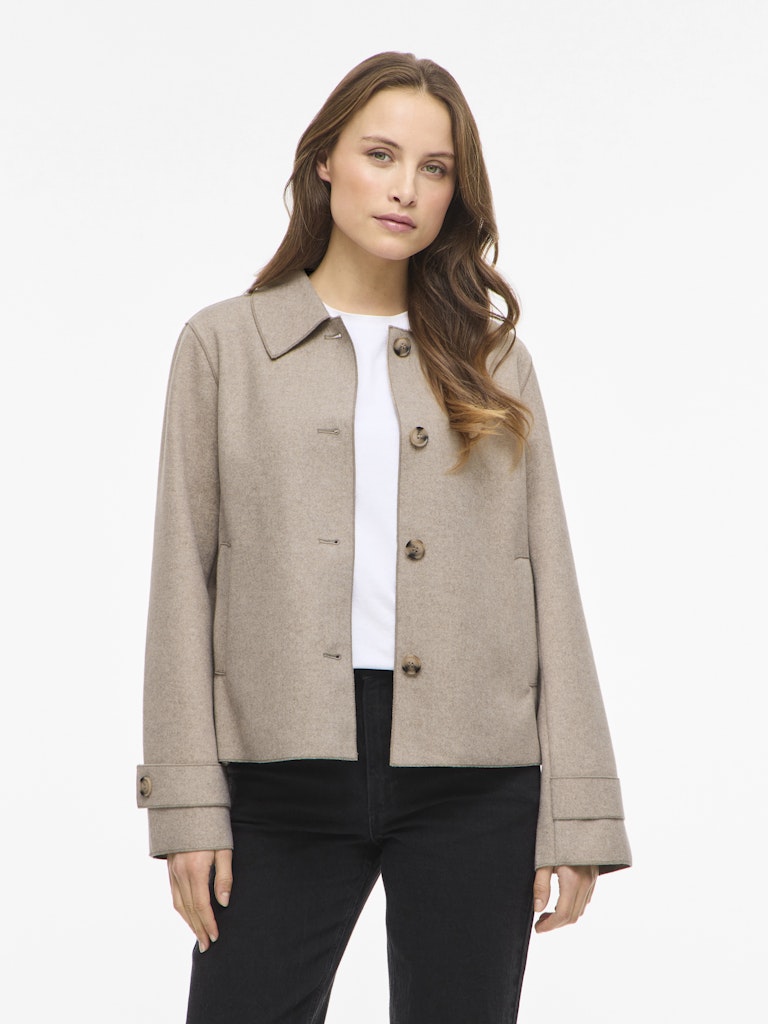 VIJuice Short Jacket Natural Melange