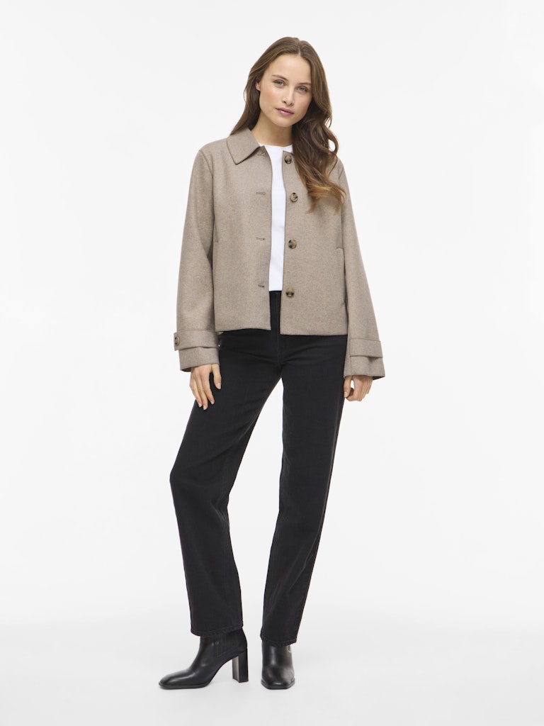 VIJuice Short Jacket Natural Melange