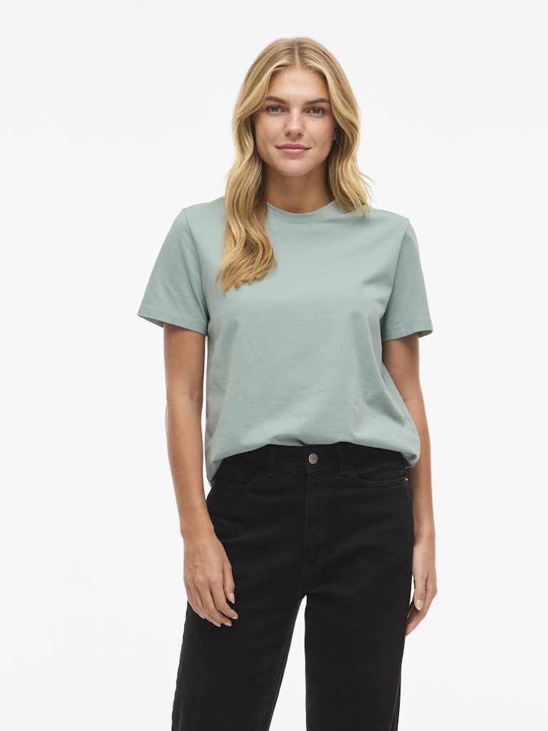 VINora S/S T-Shirt Blue Surf