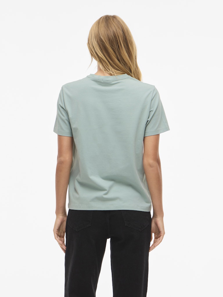 VINora S/S T-Shirt Blue Surf