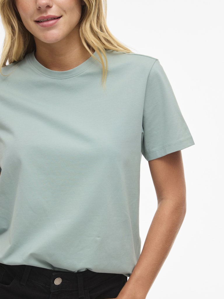 VINora S/S T-Shirt Blue Surf