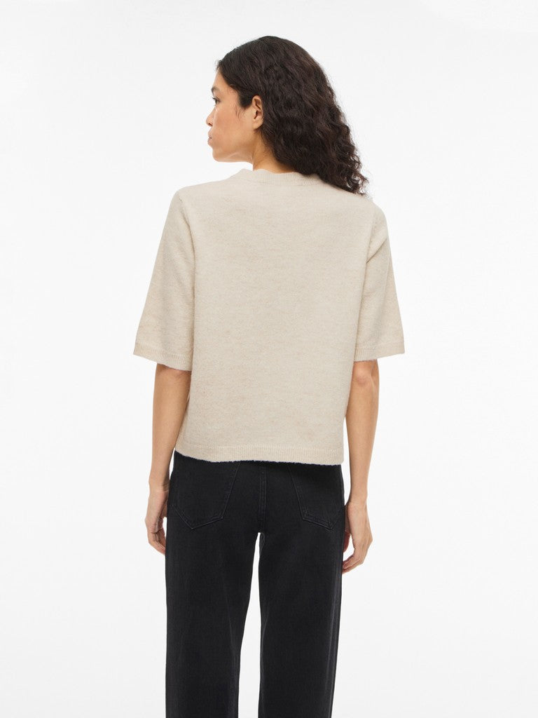 VILiga 2/4 O-Neck Cardigan Birch