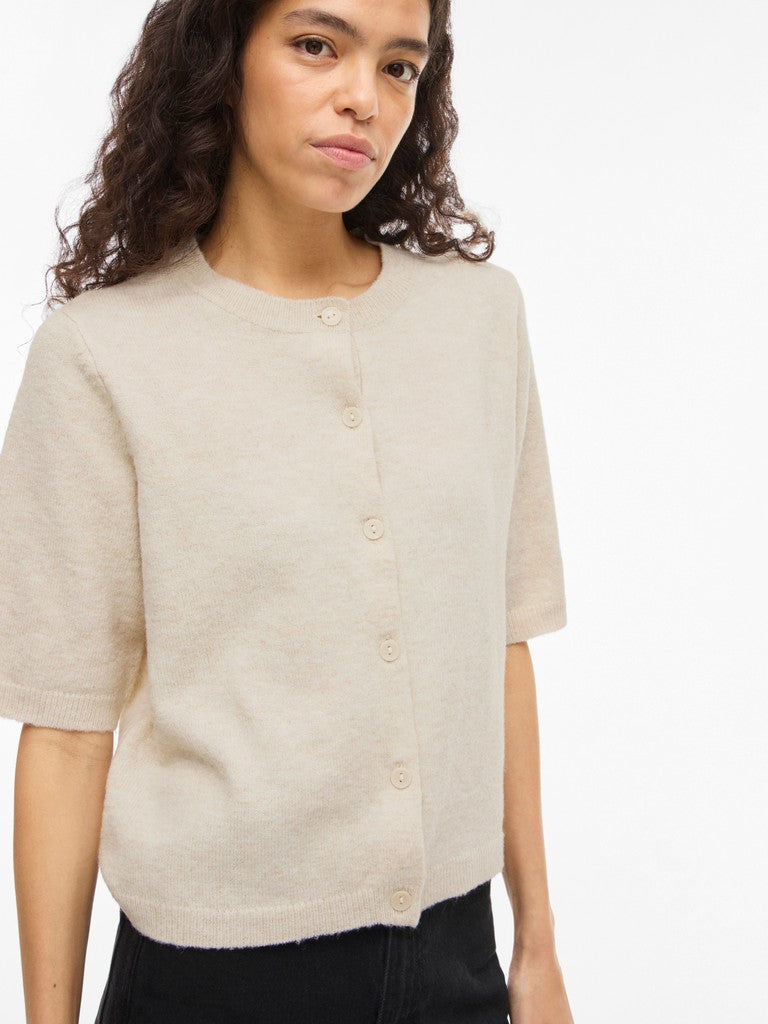VILiga 2/4 O-Neck Cardigan Birch