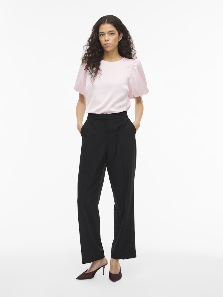 VIEllette 2/4 Satin Puff Top Cherry Blossom