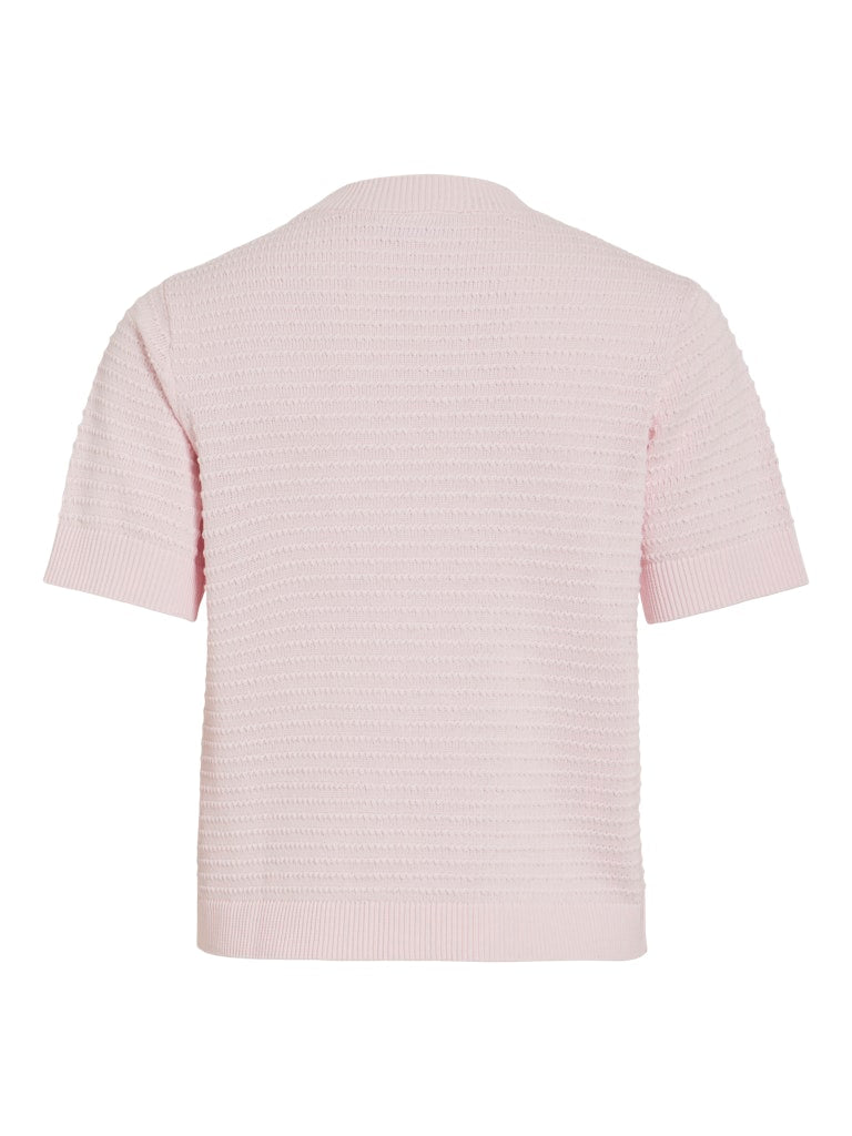 VILollo O-Neck Knit Top Cherry Blossom