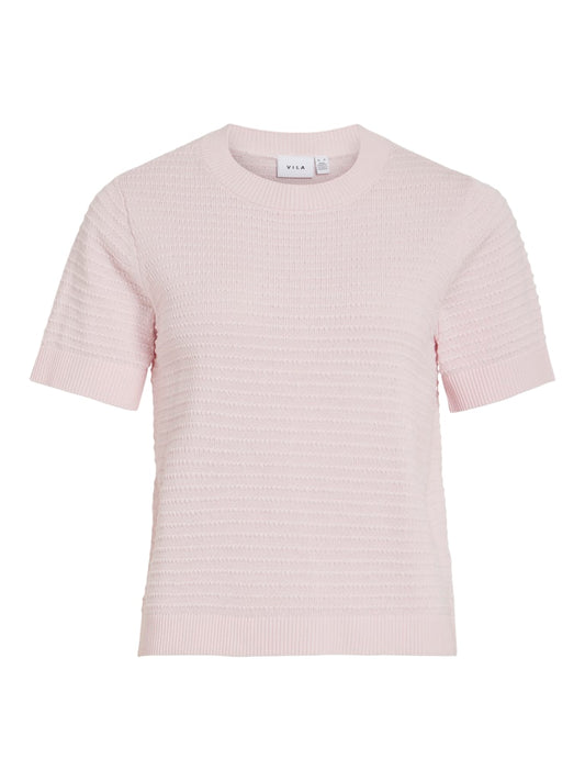 VILollo O-Neck Knit Top Cherry Blossom
