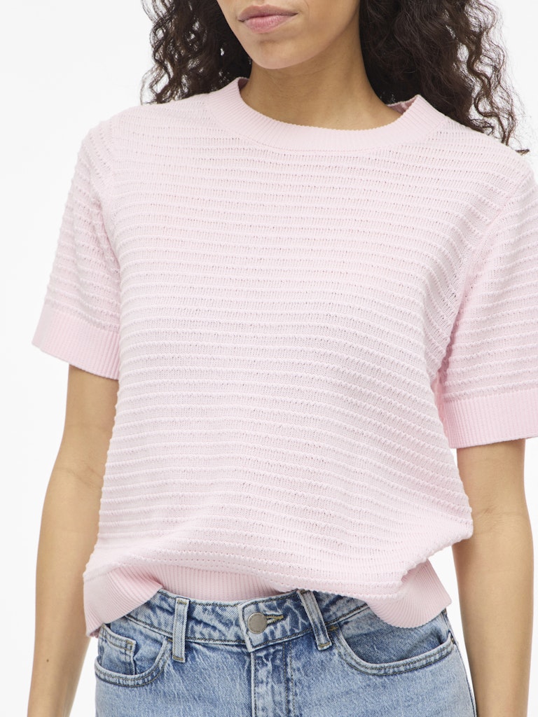VILollo O-Neck Knit Top Cherry Blossom