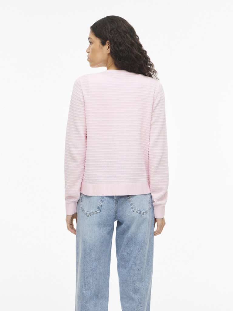 VILollo Short L/S Knit Cardigan Cherry Blossom