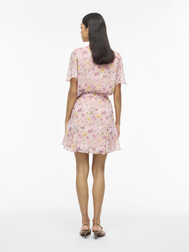 VIFalia HW Short Skirt Misty Rose