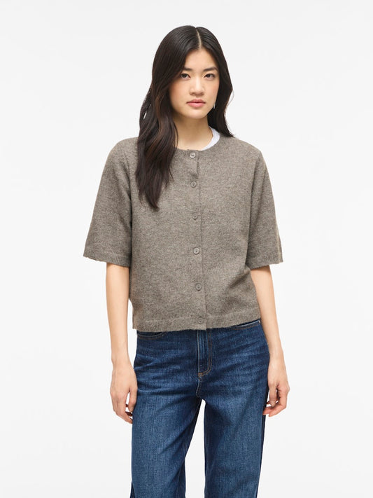 VILiga 2/4 O-Neck Cardigan Falcon Melange