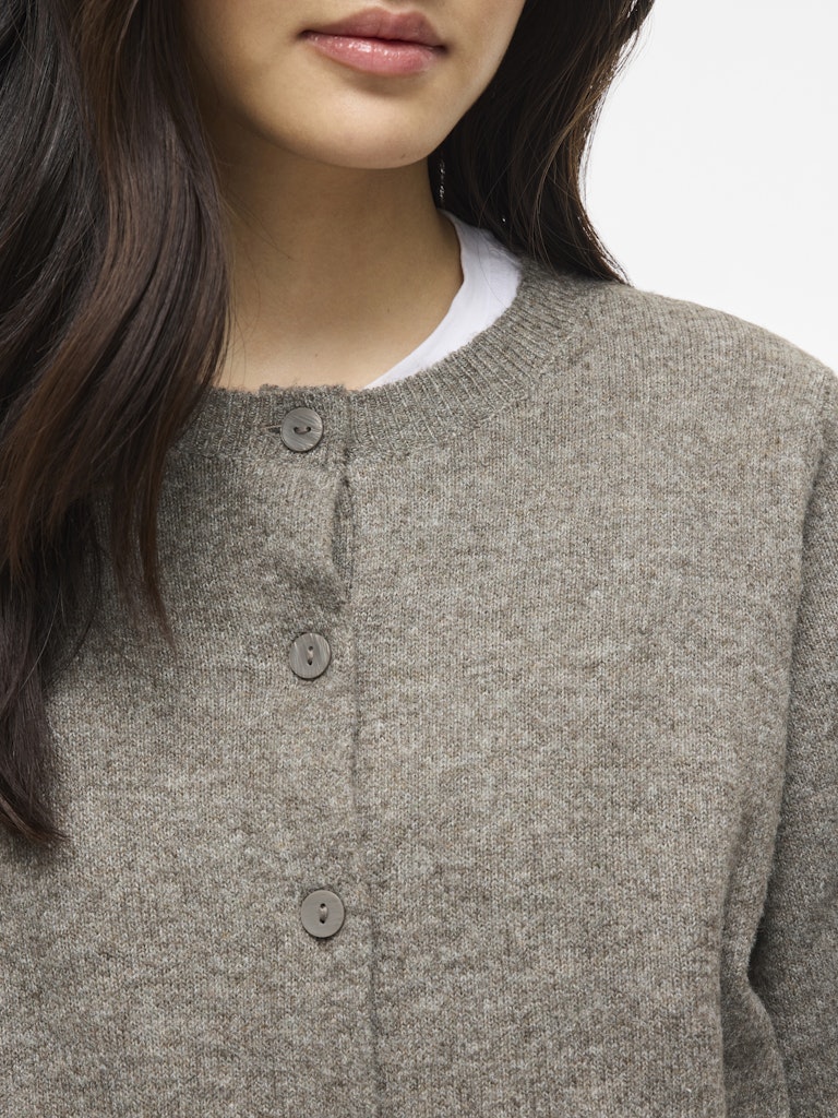 VILiga 2/4 O-Neck Cardigan Falcon Melange