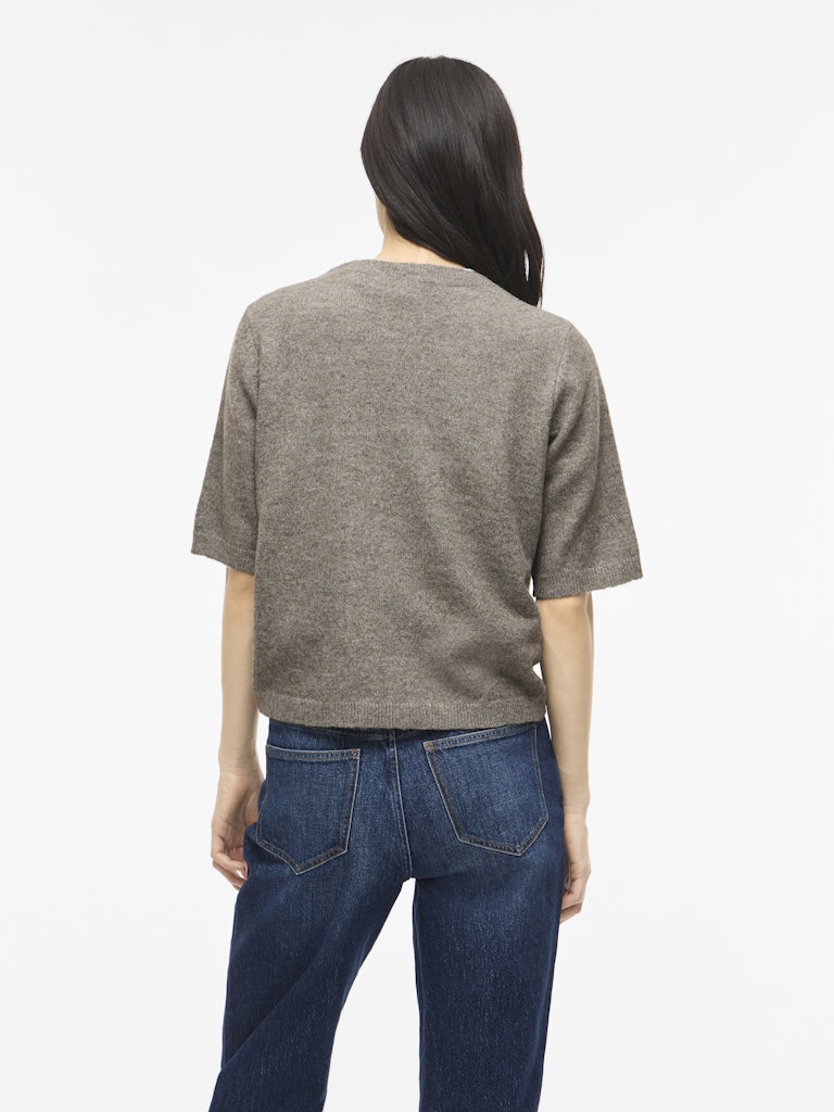 VILiga 2/4 O-Neck Cardigan Falcon Melange