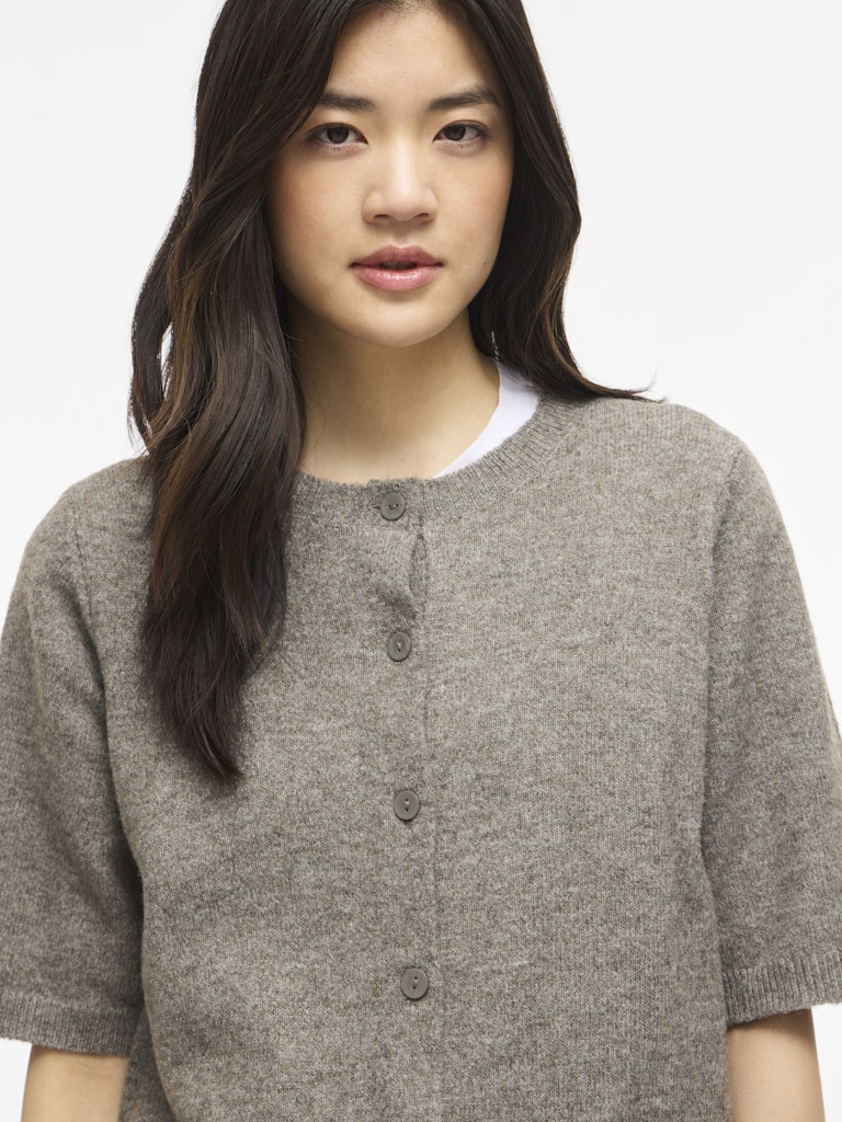 VILiga 2/4 O-Neck Cardigan Falcon Melange