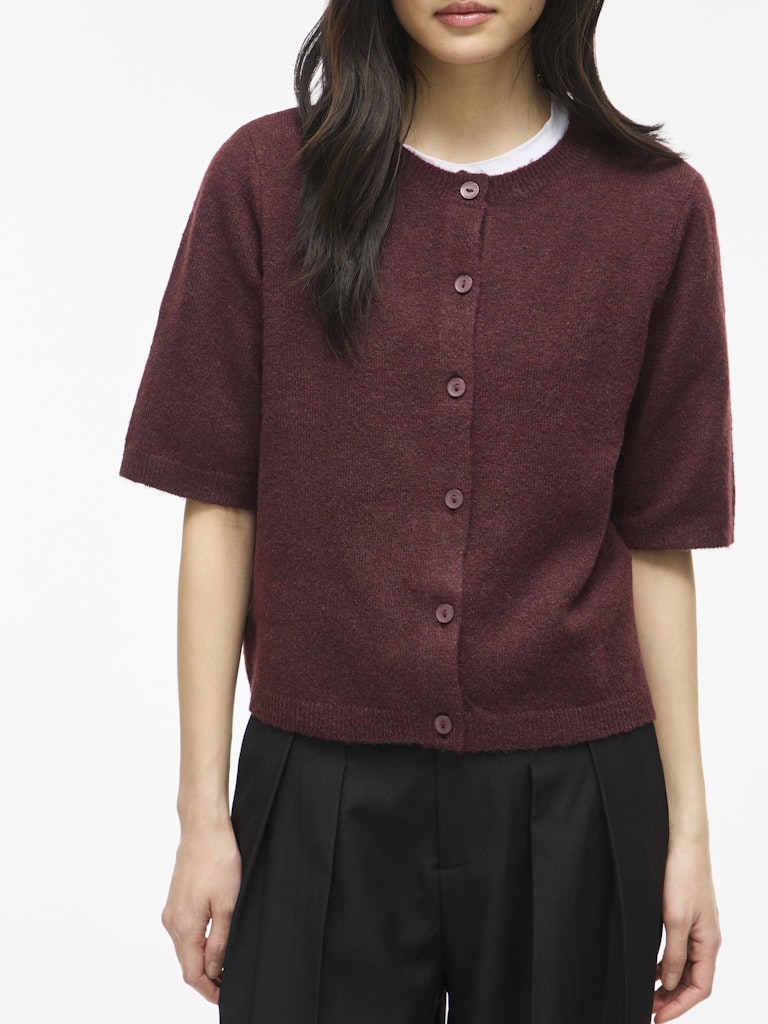 VILiga 2/4 O-Neck Cardigan Port Royale