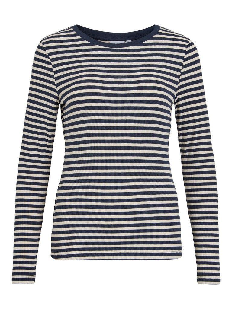 VIAvera O-Neck L/S Top Navy Blazer