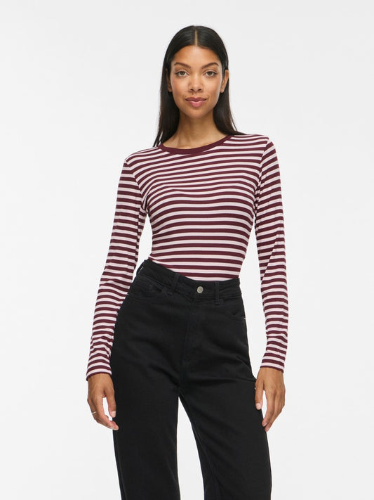 VIAvera O-Neck L/S Top Port Royale