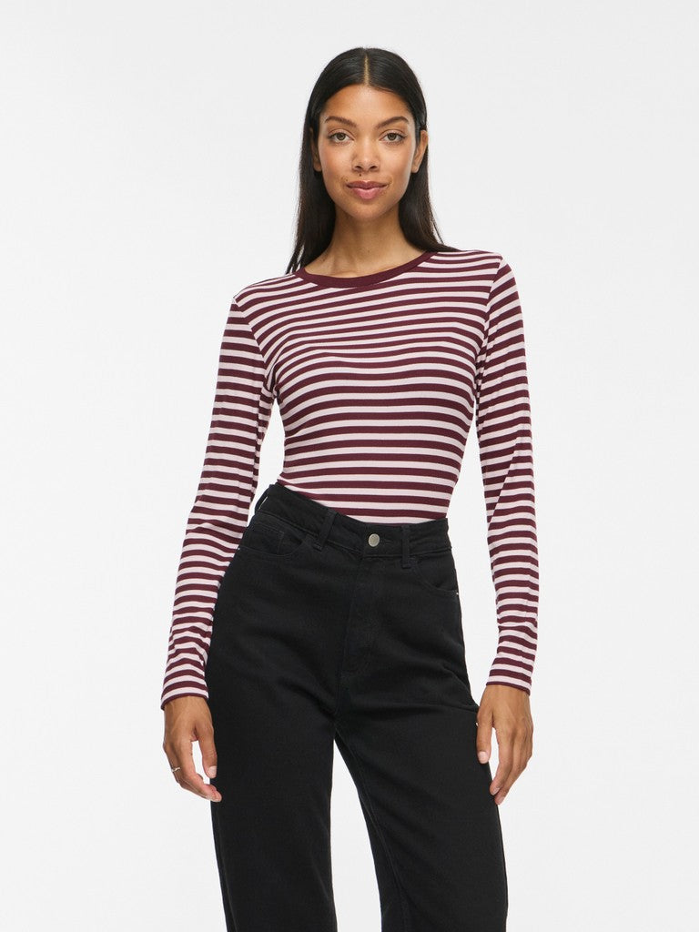 VIAvera O-Neck L/S Top Port Royale