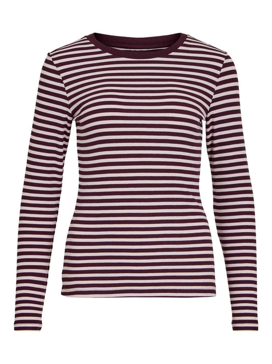 VIAvera O-Neck L/S Top Port Royale