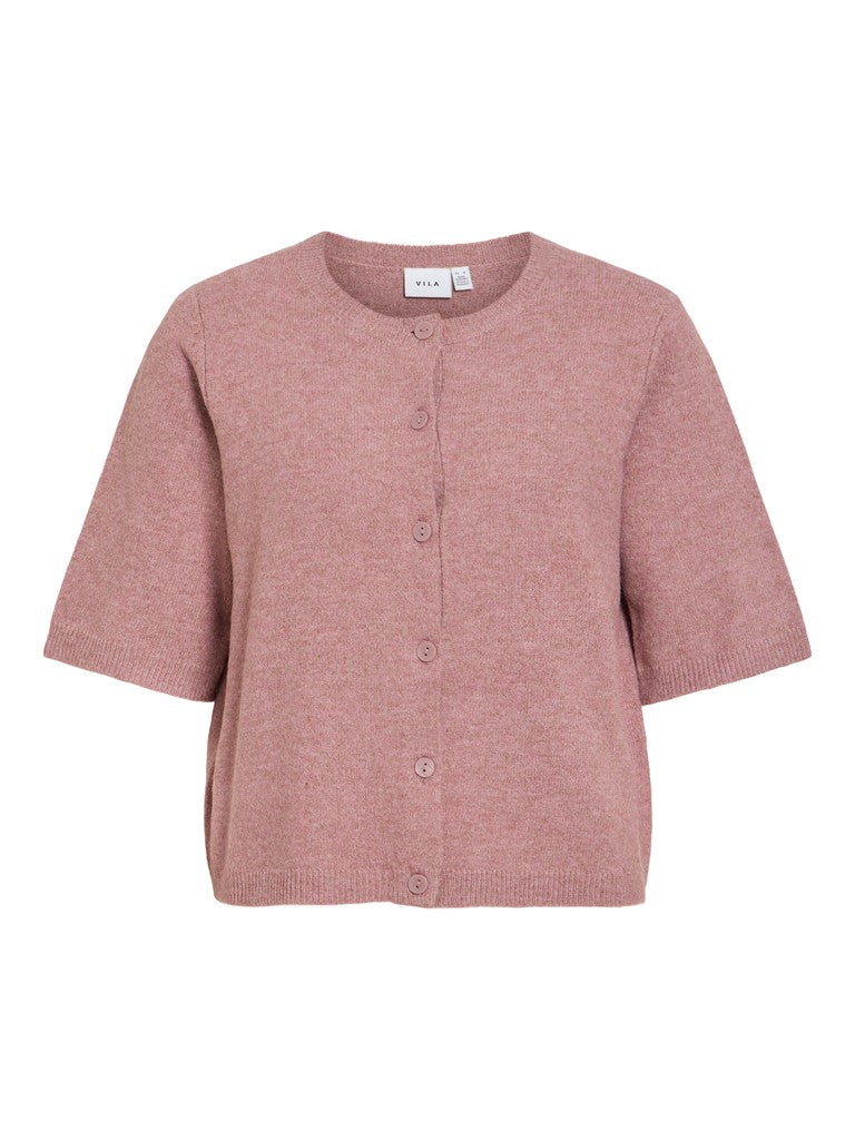 VILiga 2/4 O-Neck Cardigan Nostalgia Rose