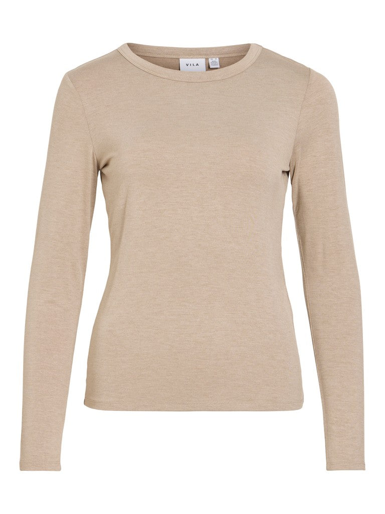 VIAmbiosa O-Neck Top Natural
