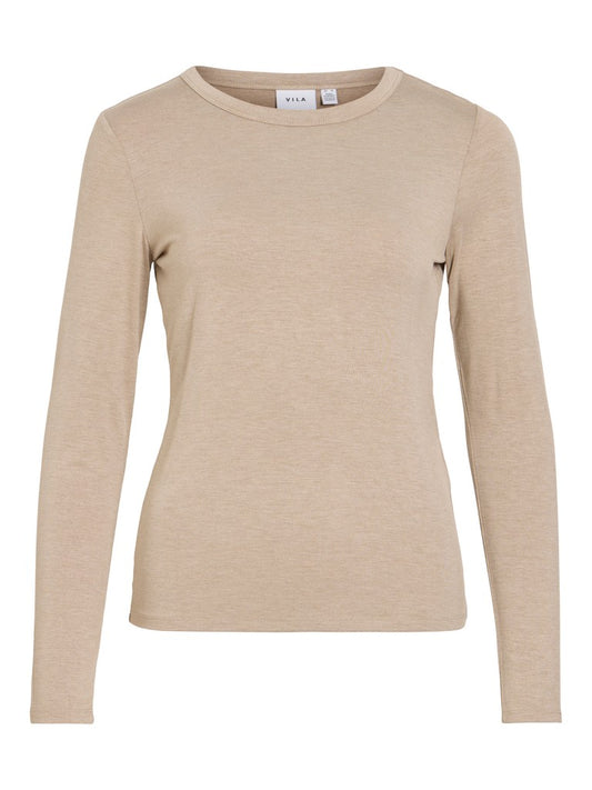 VIAmbiosa O-Neck Top Natural