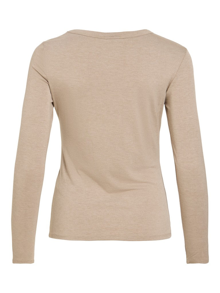 VIAmbiosa O-Neck Top Natural