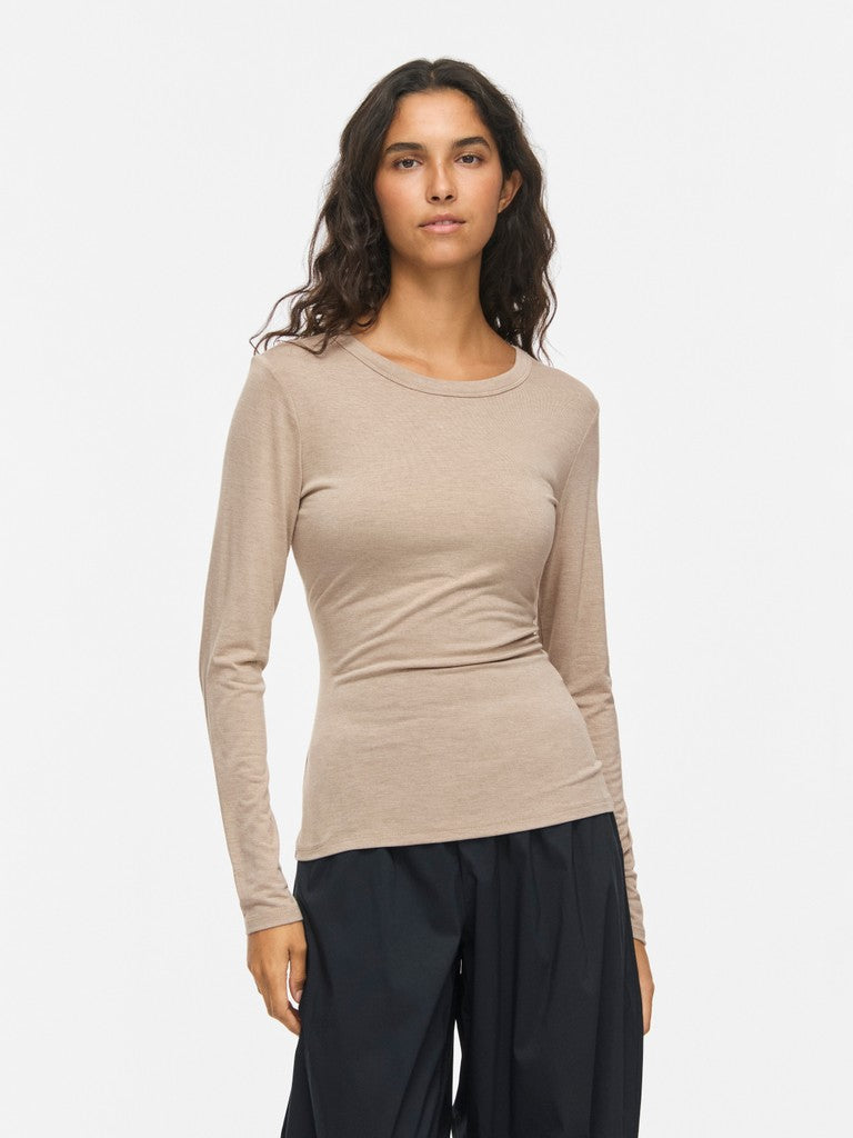 VIAmbiosa O-Neck Top Natural