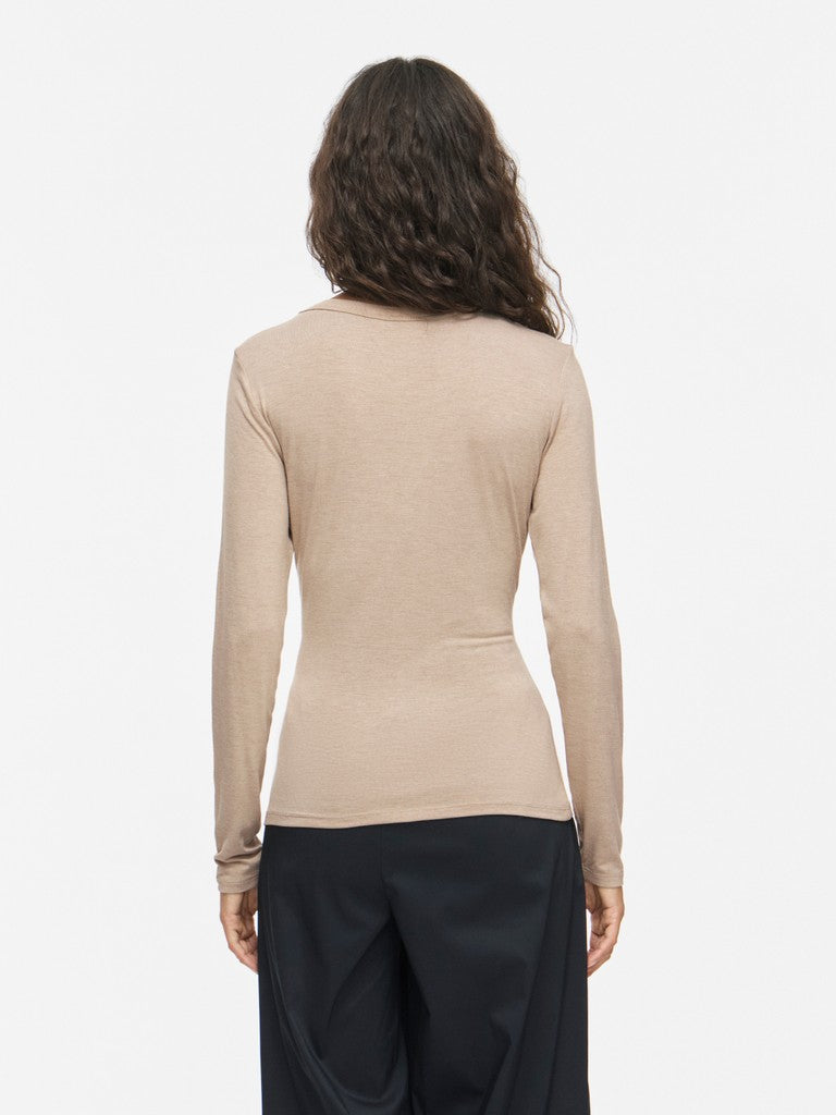 VIAmbiosa O-Neck Top Natural