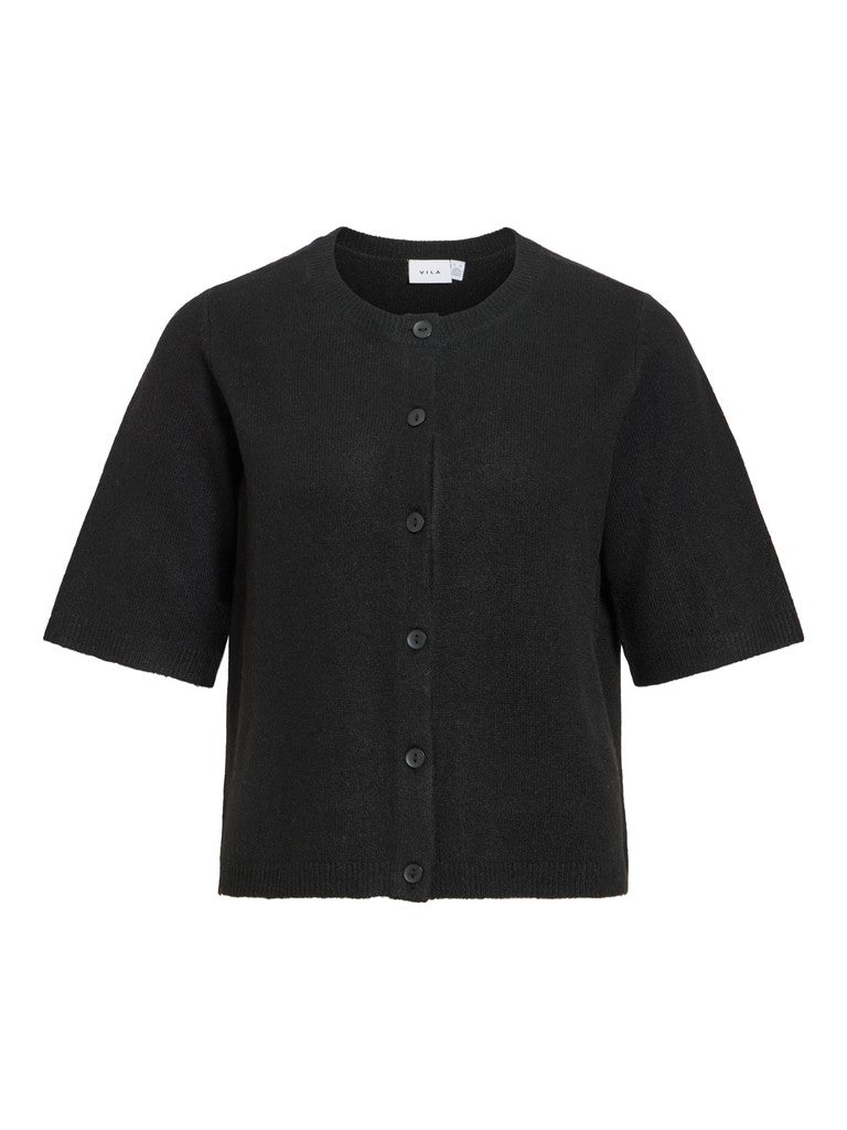 VILiga 2/4 O-Neck Cardigan Black