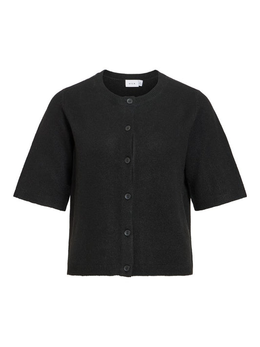 VILiga 2/4 O-Neck Cardigan Black