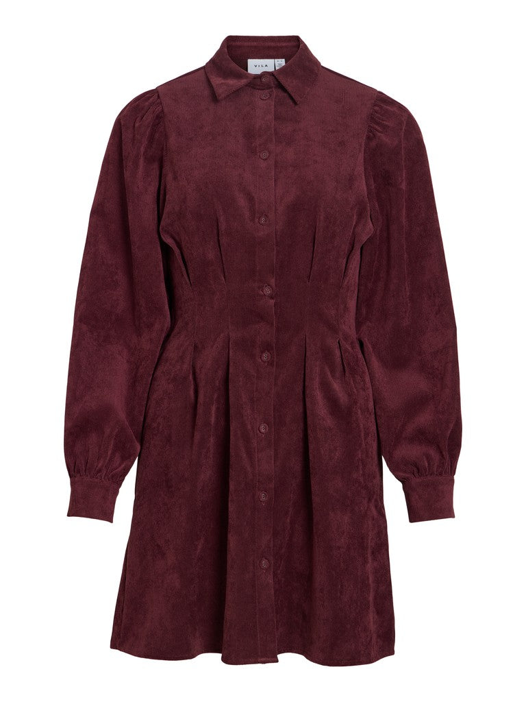 VICordu L/S Shirt Dress Port Royale