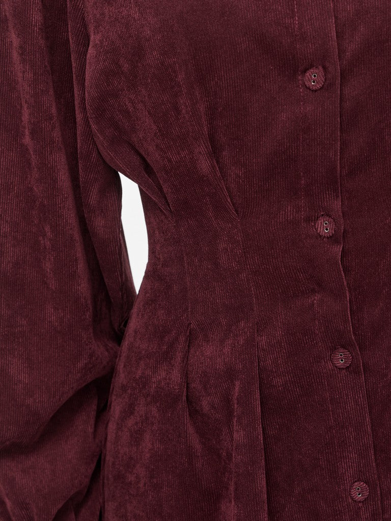 VICordu L/S Shirt Dress Port Royale