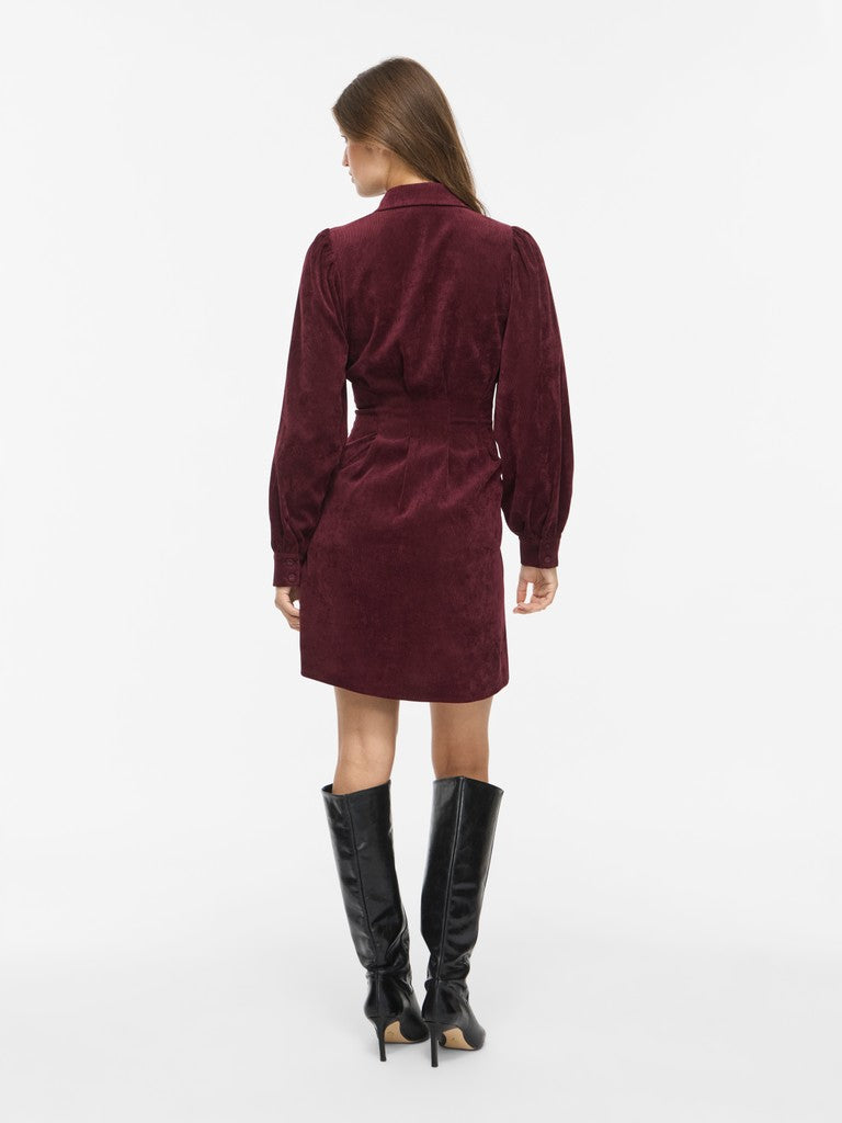 VICordu L/S Shirt Dress Port Royale