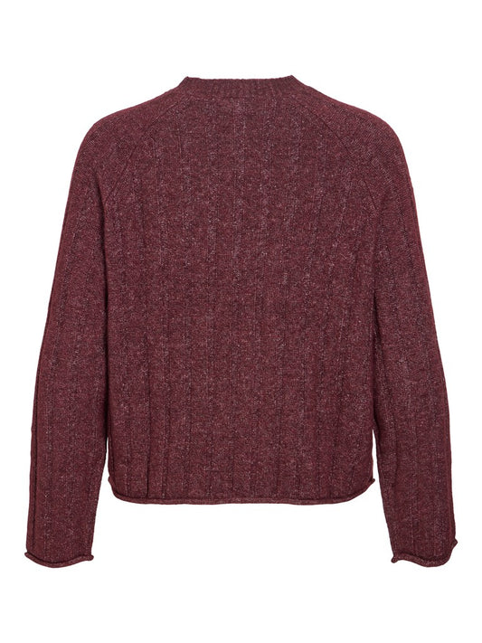 VIEdelie O-Neck Knit Top Port Royale