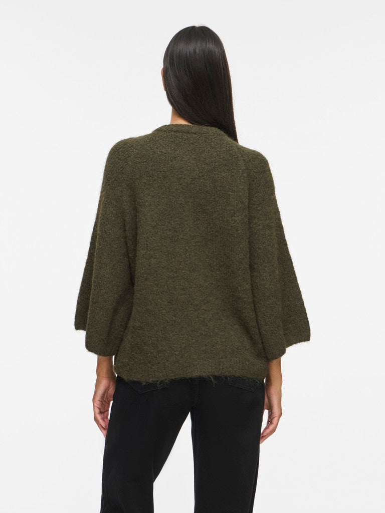 VIBows 3/4 Knit Cardigan Forest Night