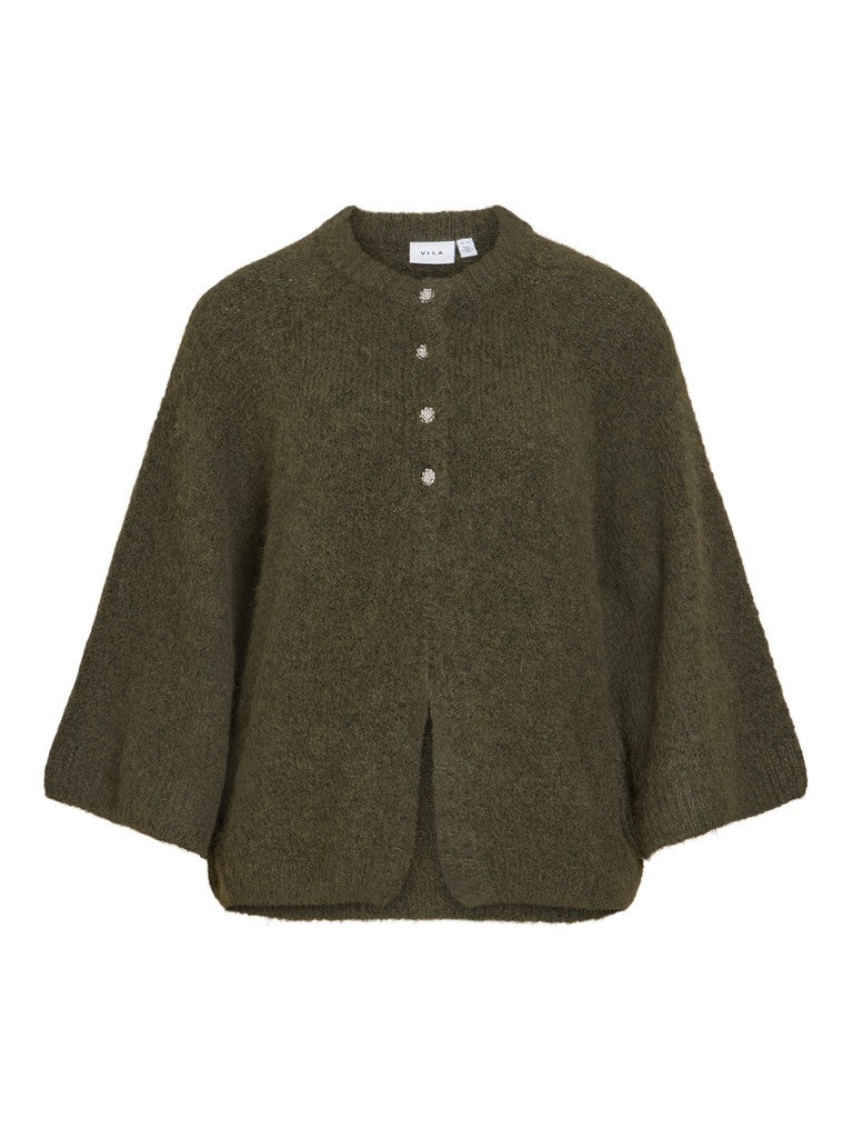 VIBows 3/4 Knit Cardigan Forest Night