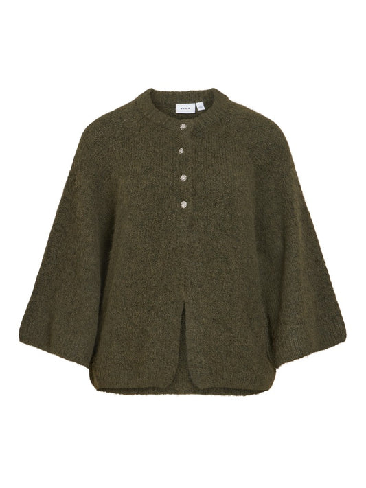 VIBows 3/4 Knit Cardigan Forest Night