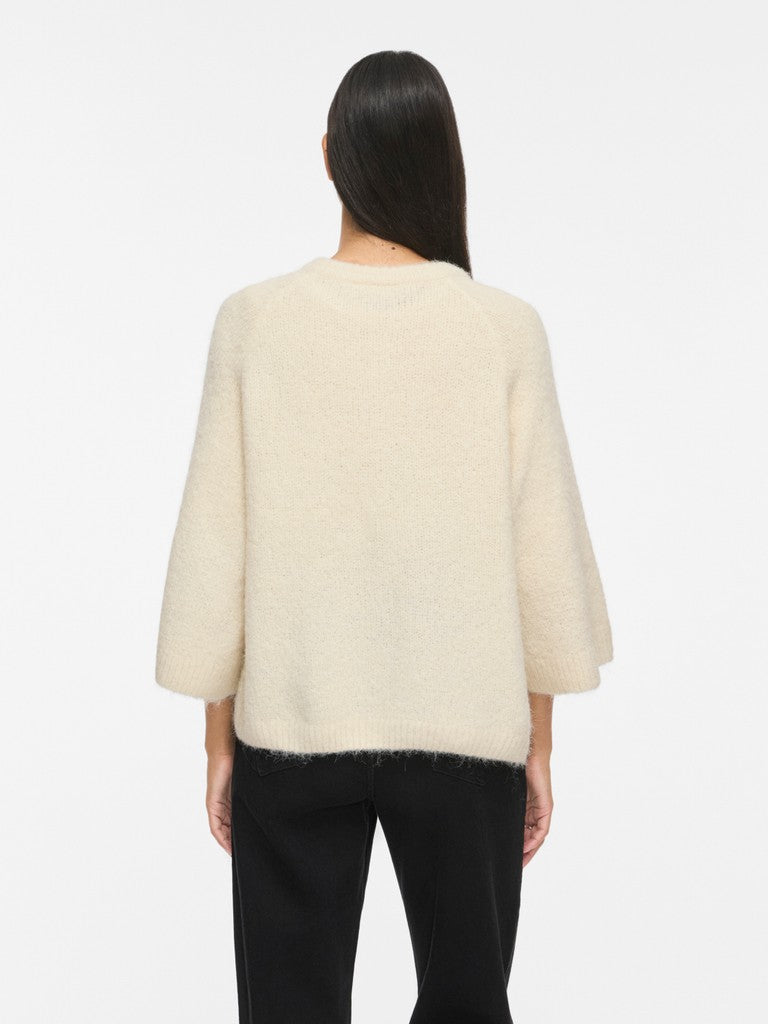 VIBows 3/4 Knit Cardigan Birch