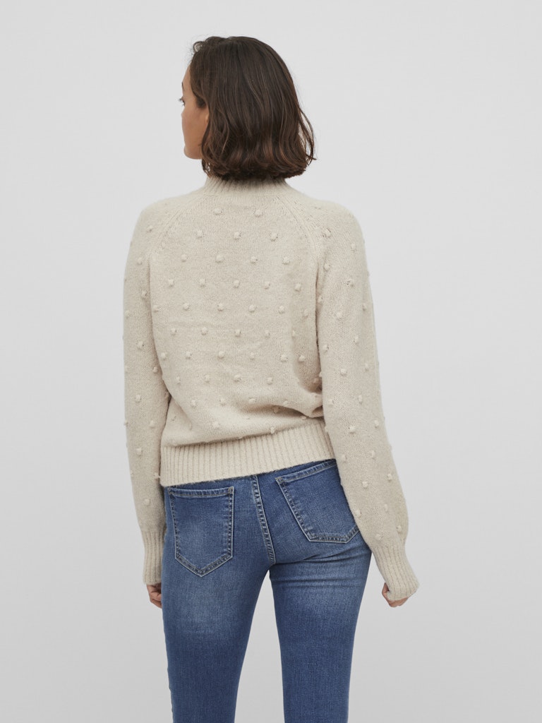 VITuli O-Neck L/S Knit Top Birch