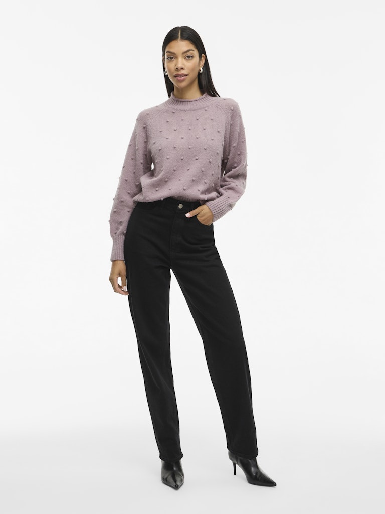 VITuli O-Neck L/S Knit Top Toadstool