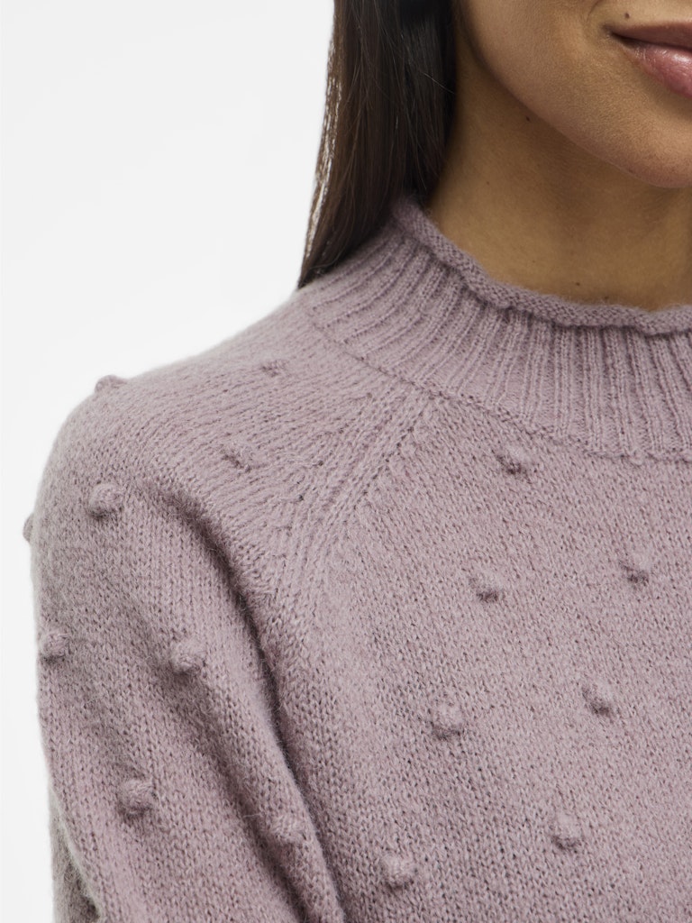 VITuli O-Neck L/S Knit Top Toadstool
