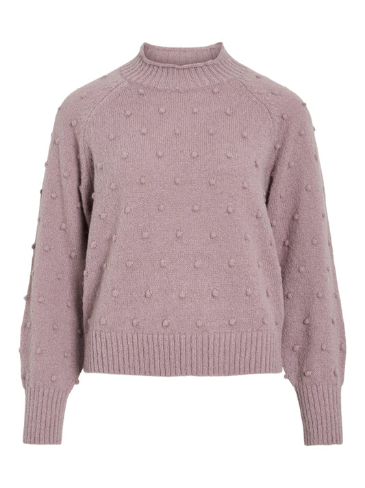 VITuli O-Neck L/S Knit Top Toadstool