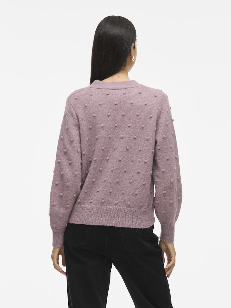VITuli V-Neck L/S Knit Cardigan Toadstool